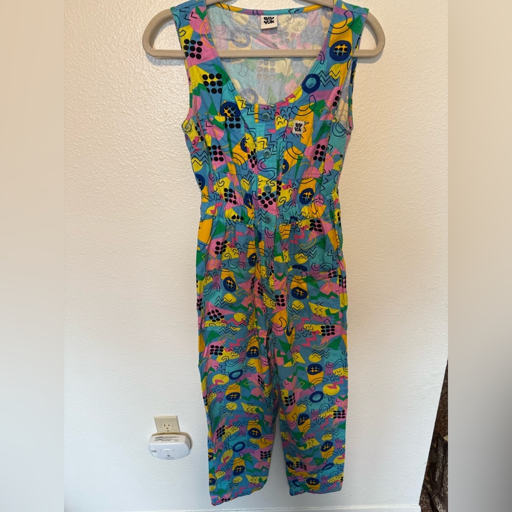 Lucy & Yak Multicolor Graphic Print Jumpsuit